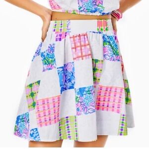 Lilly Pulitzer Dani Skort Multi Patch Me If You Can